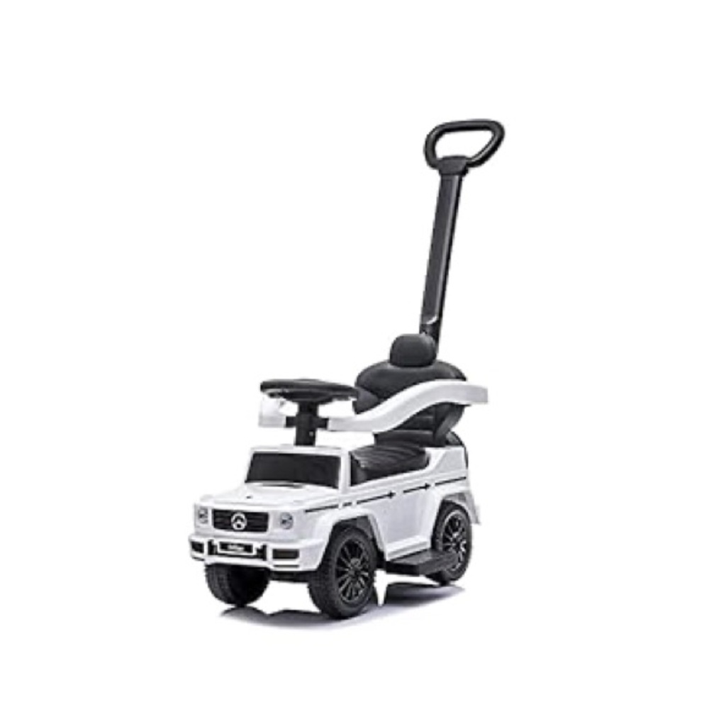 Best Ride On Cars Mercedes G-Wagon 3 in 1 Push Car, White